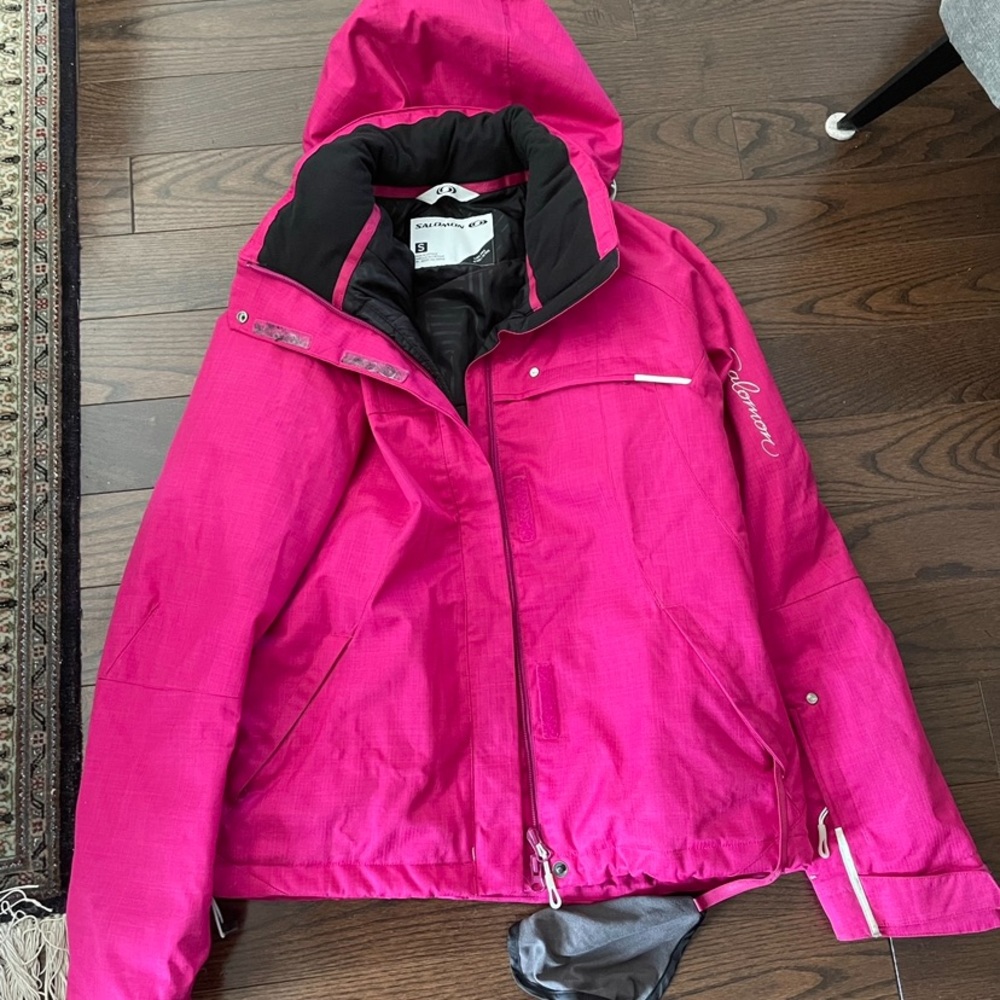 Pink Salomon Ski Jacket